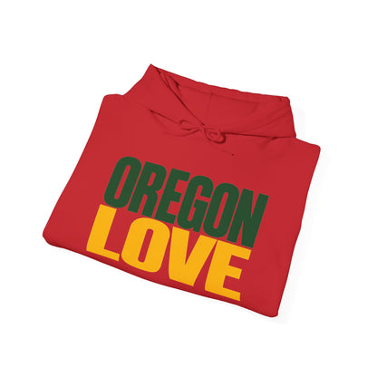 Oregon Love Unisex Hoodie State Name Graphic