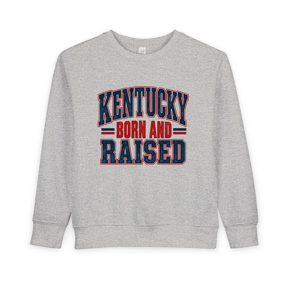 Kentucky Born and Raised Timeless Heritage Unisex Toddler Sweatshirt