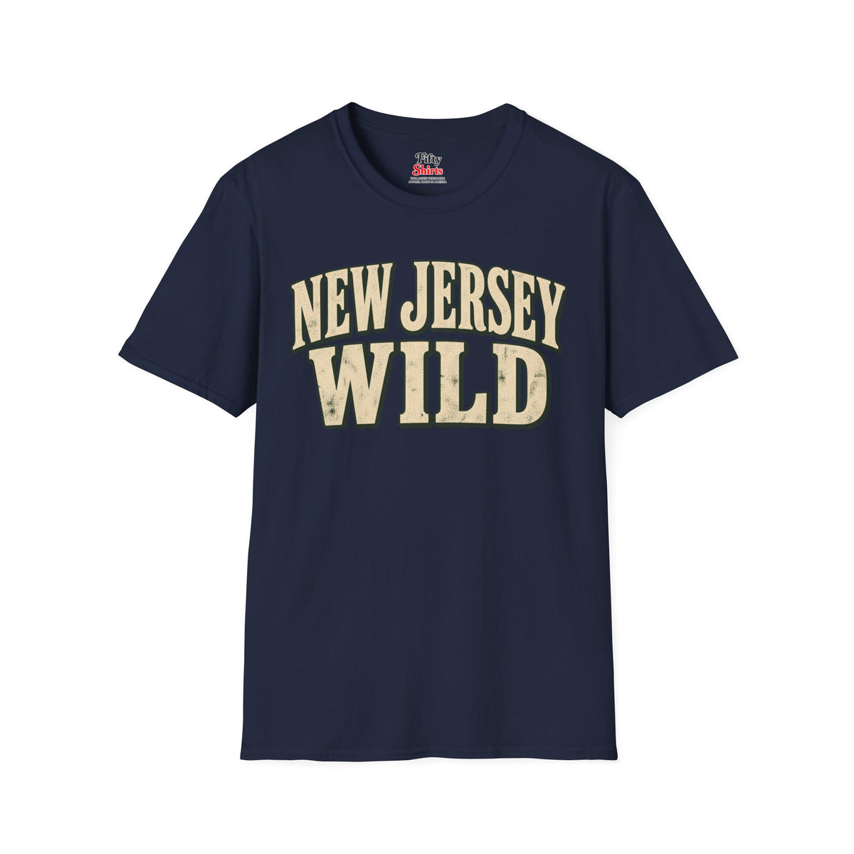 New Jersey  Wild Unisex Softstyle T Shirt State Name Graphic Tee
