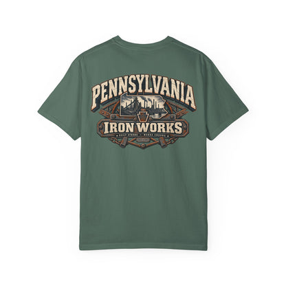 Pennsylvania Iron Works Unisex Comfort Color 1717 Streetwear Graphic Tee
