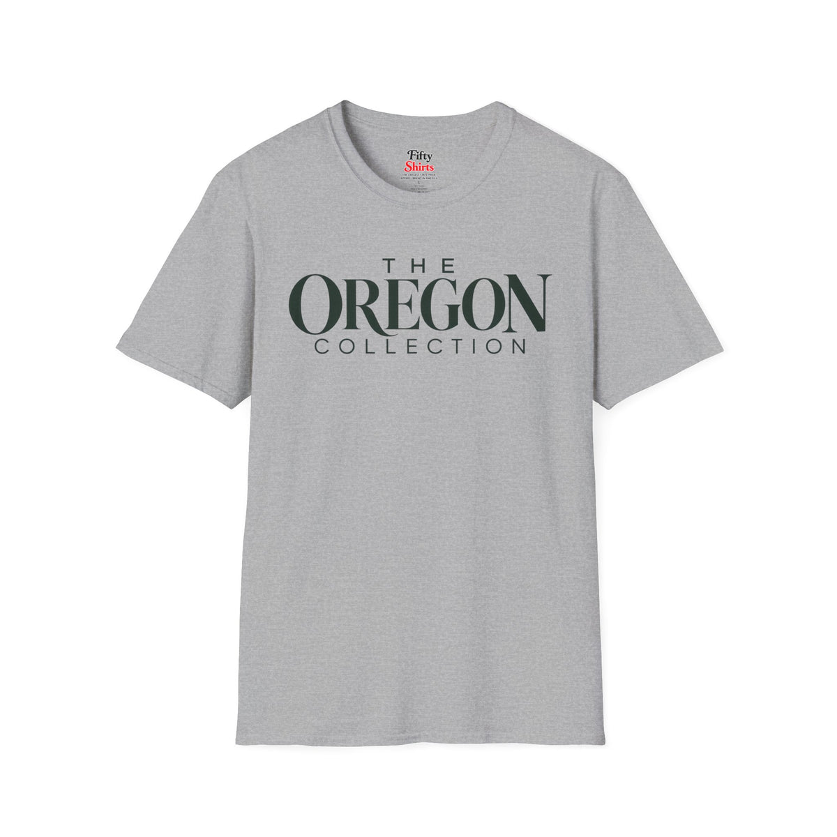 The Oregon Collection Unisex Softstyle T Shirt State Name Graphic Tee