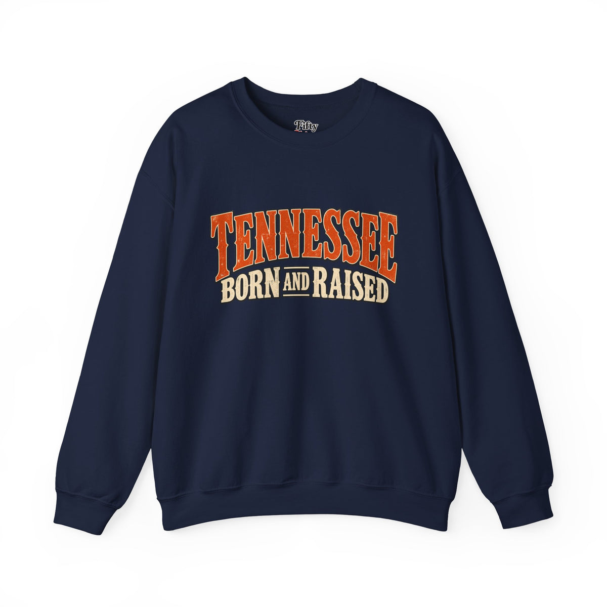 Tennessee Born and Raised Old-School Souvenir Unisex Sweatshirt Graphic