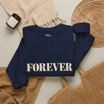 Minnesota Forever Unisex Crewneck Sweatshirt State Name Graphic