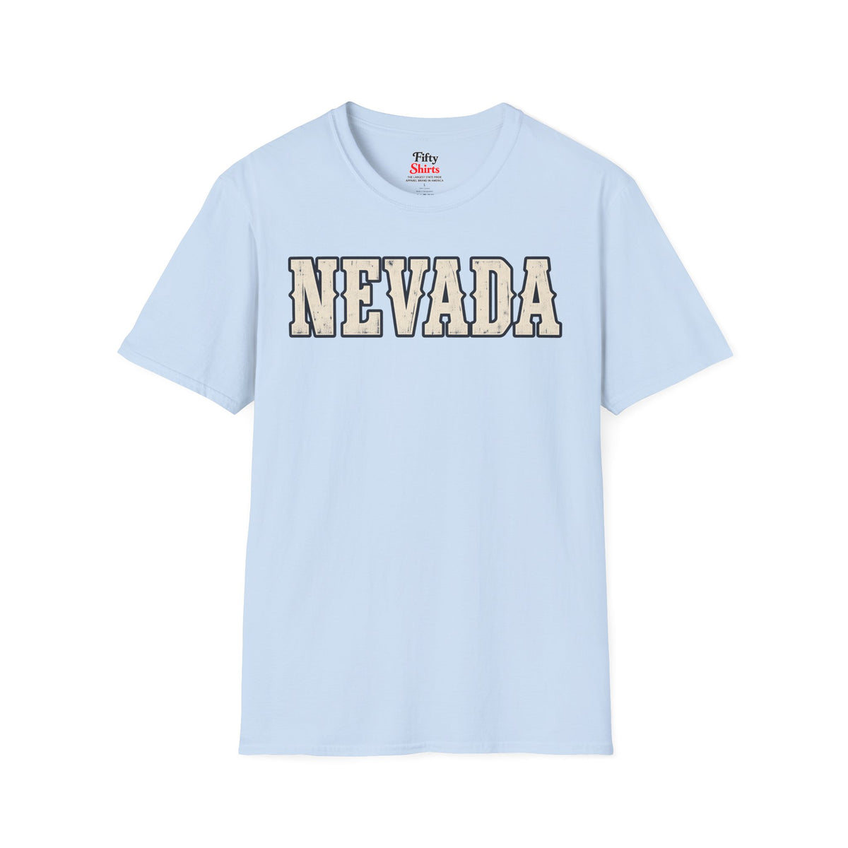 Nevada Unisex Softstyle T Shirt State Name Graphic Tee