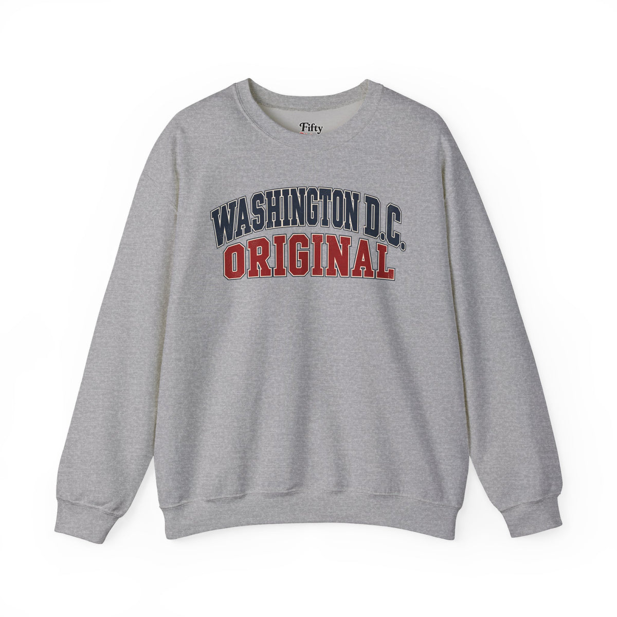 Washington DC Original Unisex Crewneck Sweatshirt State Name Graphic