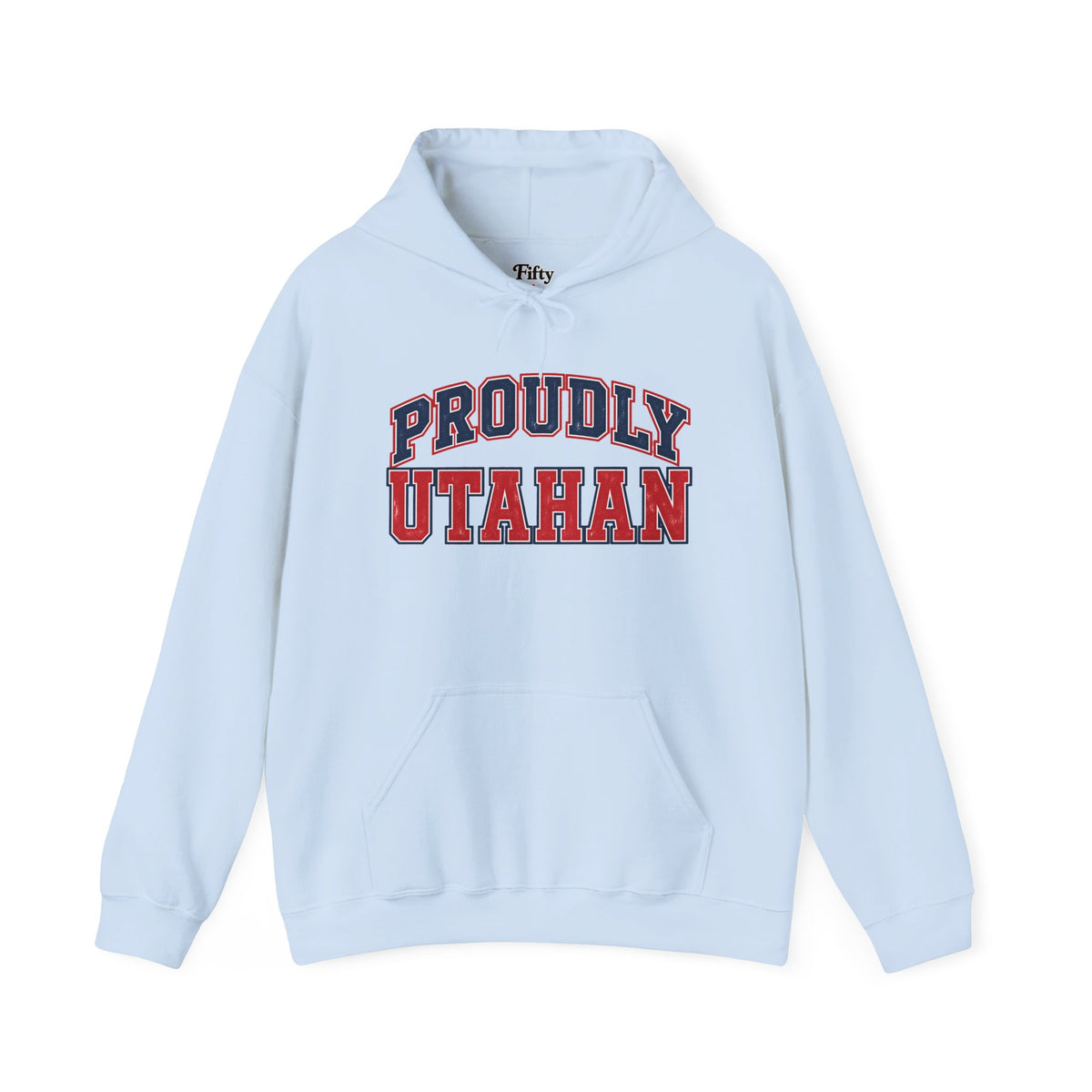 Proudly Utahan Utah Unisex Hoodie State Name Graphic