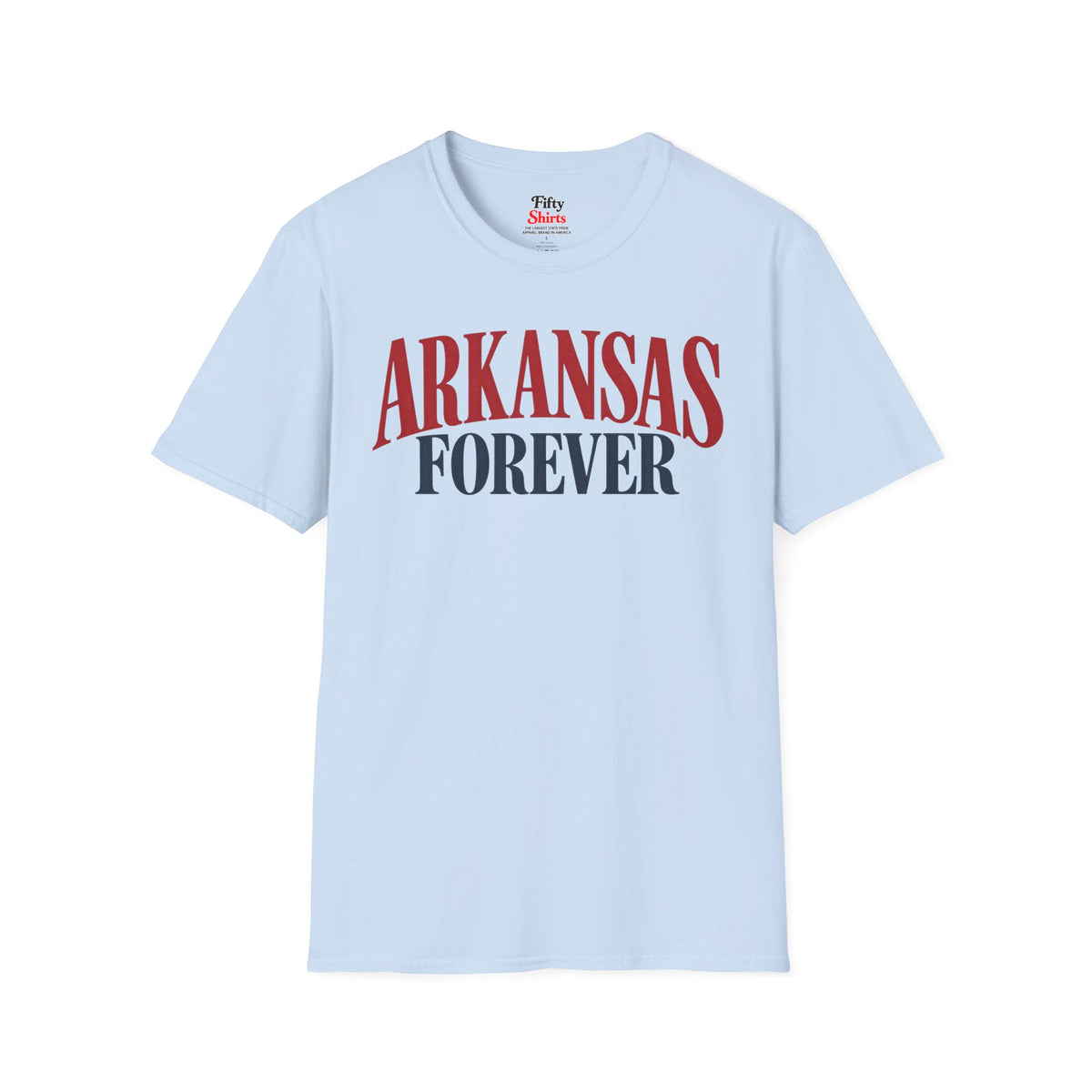 Arkansas Forever Unisex Softstyle T Shirt State Name Graphic Tee