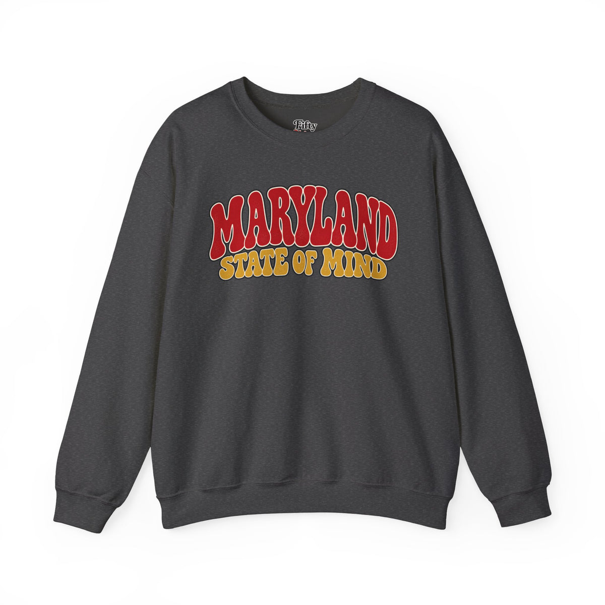 Maryland State of Mind Unisex Crewneck Sweatshirt State Name Graphic