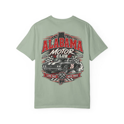 Alabama Motor Club Unisex Comfort Color 1717 Streetwear Graphic Tee