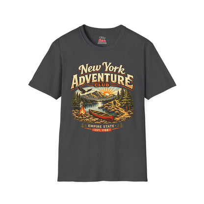 New York Outdoor Club Unisex Softstyle T Shirt State Pride Graphic Tee Collections FS03