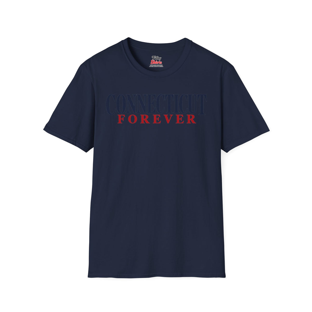 Connecticut Forever Unisex Softstyle T Shirt State Name Graphic Tee