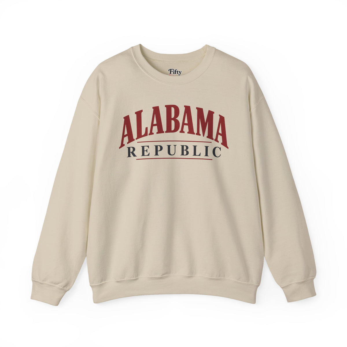 Alabama Republic Unisex Crewneck Sweatshirt State Name Graphic