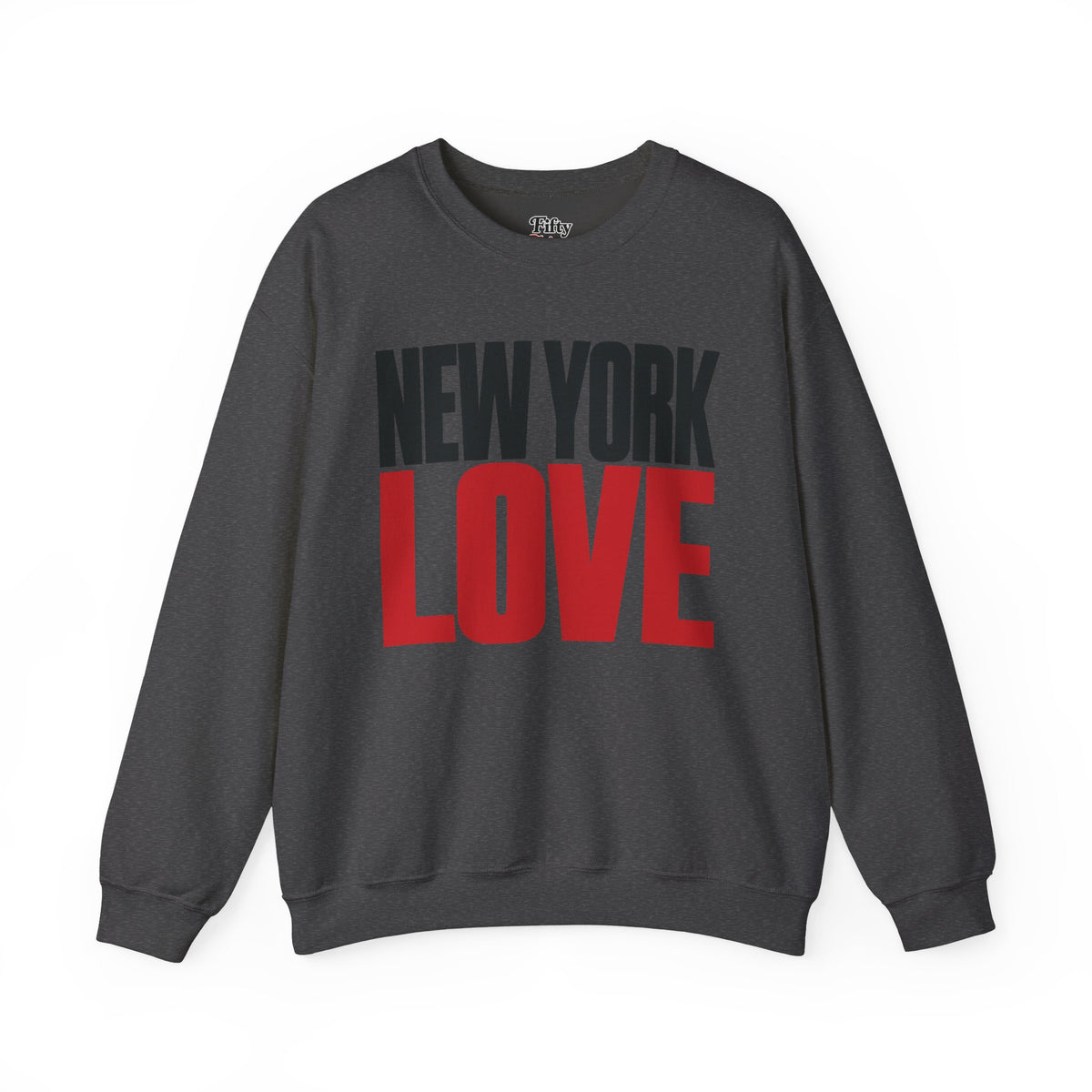 New York Love Unisex Crewneck Sweatshirt State Name Graphic
