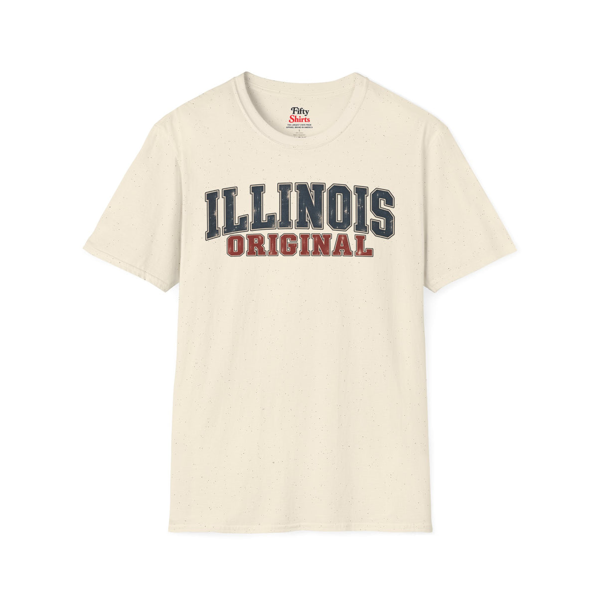Illinois Original Unisex Softstyle T Shirt State Name Graphic Tee