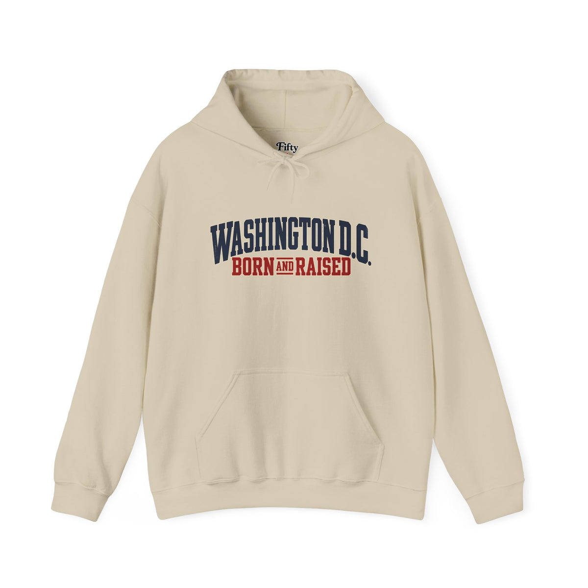 Washington DC Born and Raised Premium East Coast Unisex Hoodie Graphic