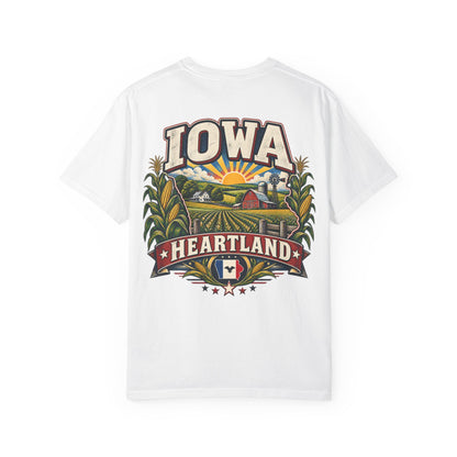 Iowa Heartland Unisex Comfort Color 1717 Streetwear Graphic Tee