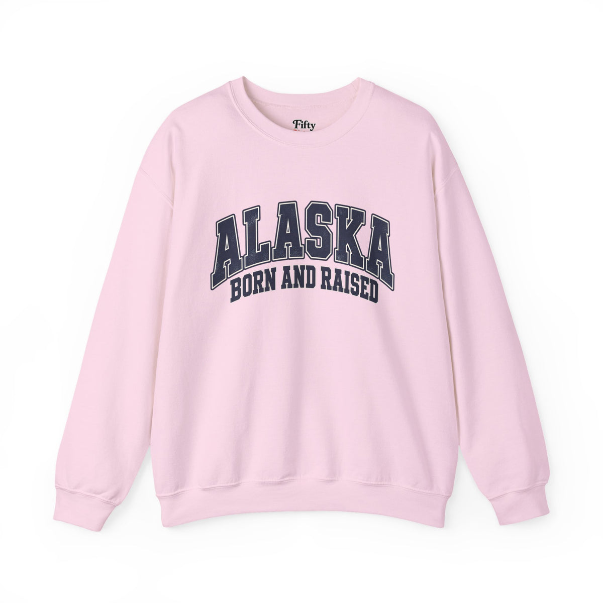 Alaska Born and Raised Vintage Athletic Heritage Unisex Sweatshirt Graphic