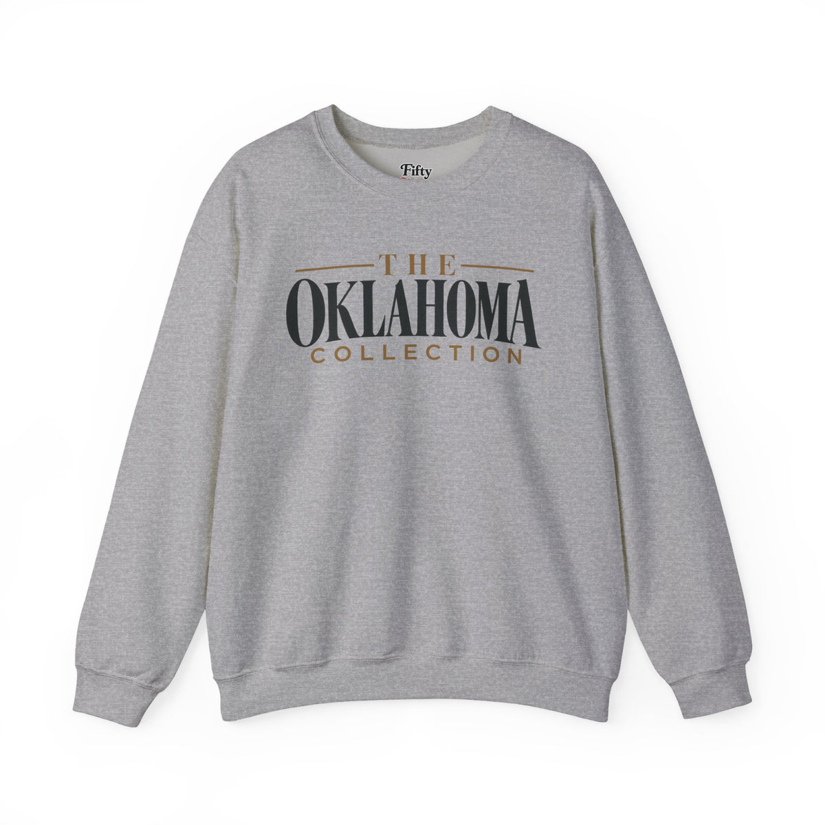 The Oklahoma Collection Unisex Crewneck Sweatshirt State Name Graphic