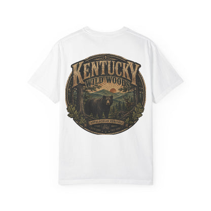 Kentucky Wild Woods Unisex Comfort Color 1717 Streetwear Graphic Tee