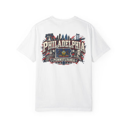 Philadelphia Pennsylvania Unisex Comfort Color 1717 Streetwear Graphic Tee