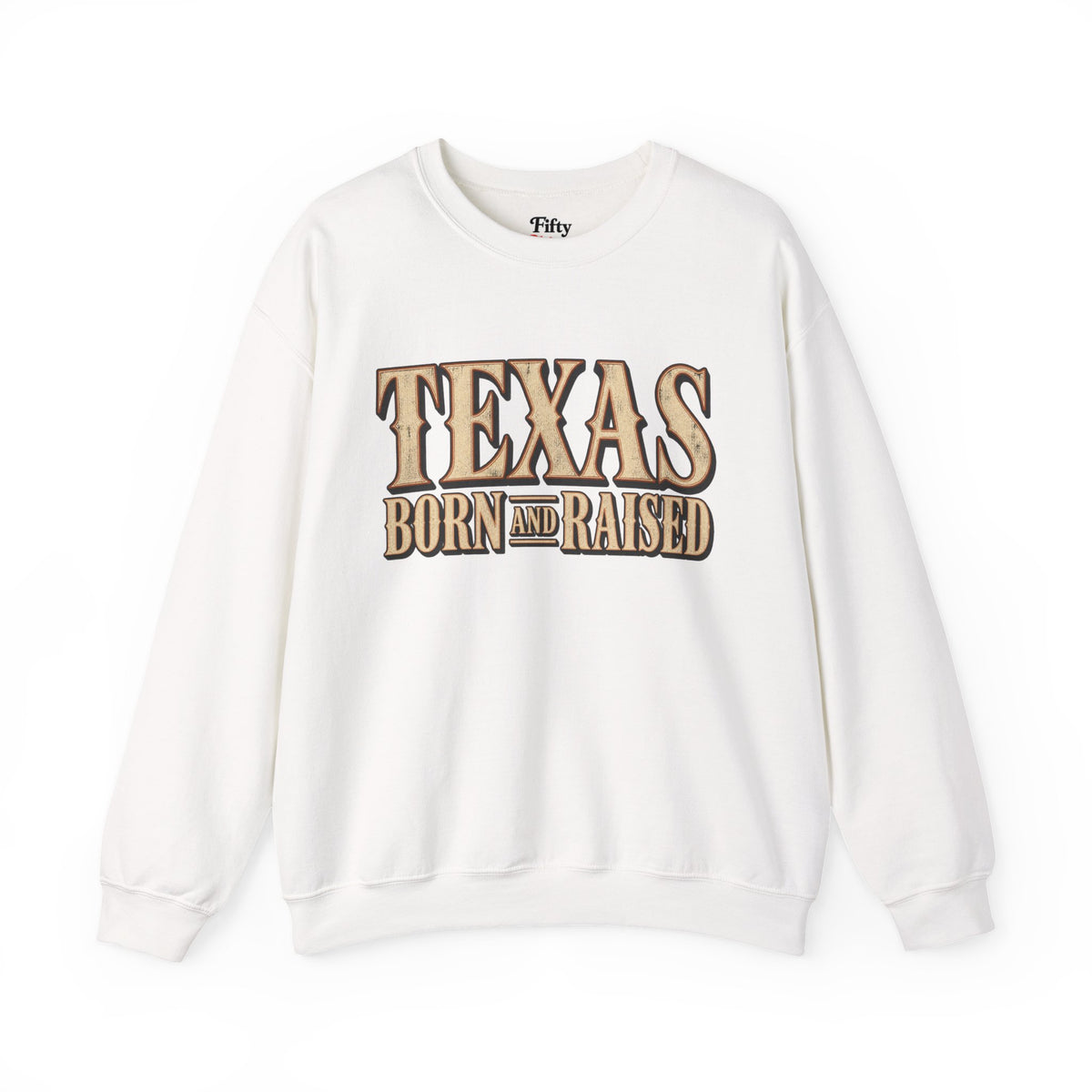 Texas Born and Raised Luxury Western Unisex  Sweatshirt Graphic