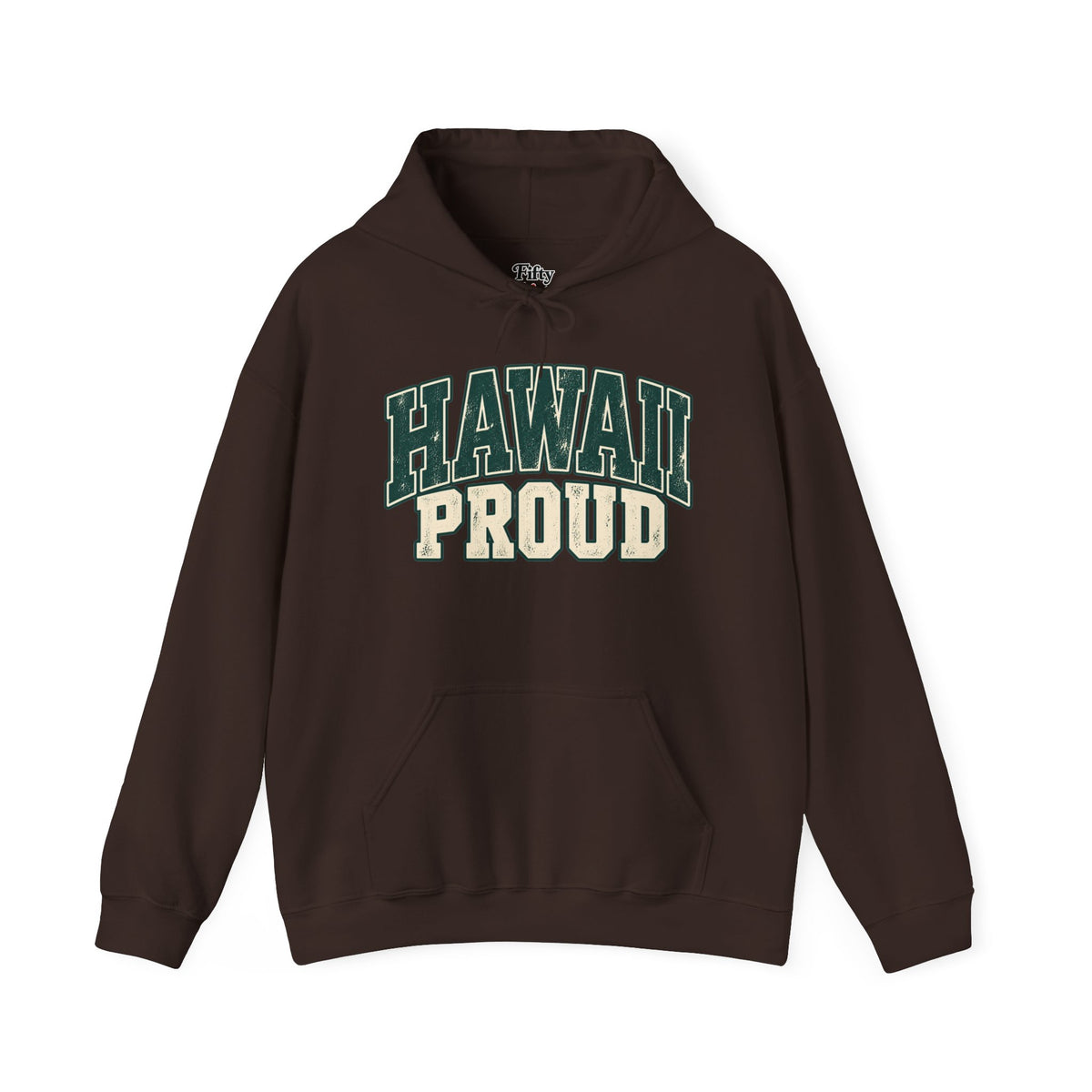 Hawaii Proud Unisex Hoodie State Name Graphic