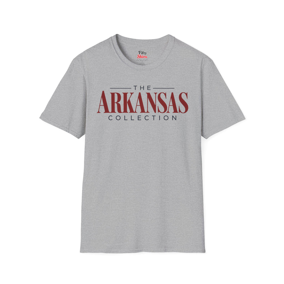 The Arkansas Collection Unisex Softstyle T Shirt State Name Graphic Tee