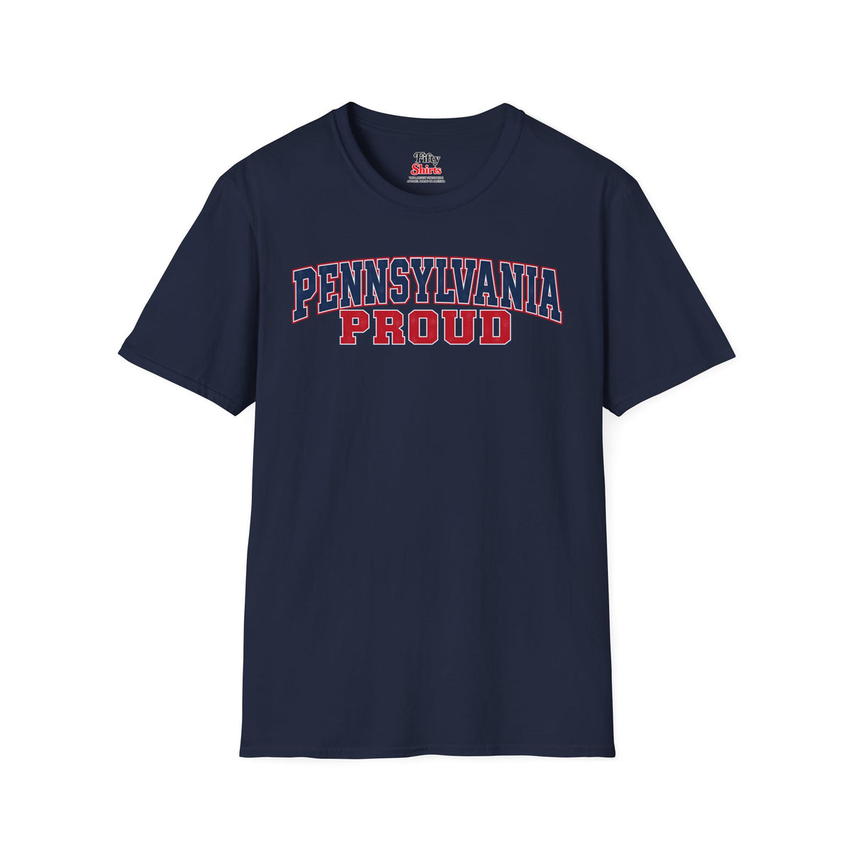 Pennsylvania Proud Unisex Softstyle T Shirt State Name Graphic Tee