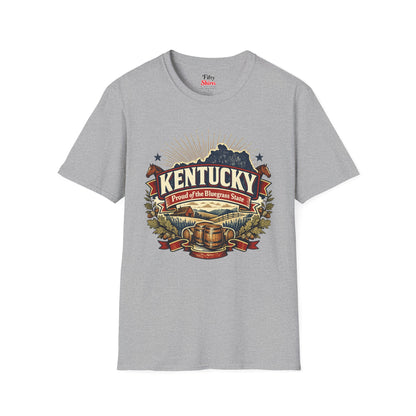 Kentucky State Pride Unisex Softstyle T Shirt State Pride Graphic Tee Collections FS03
