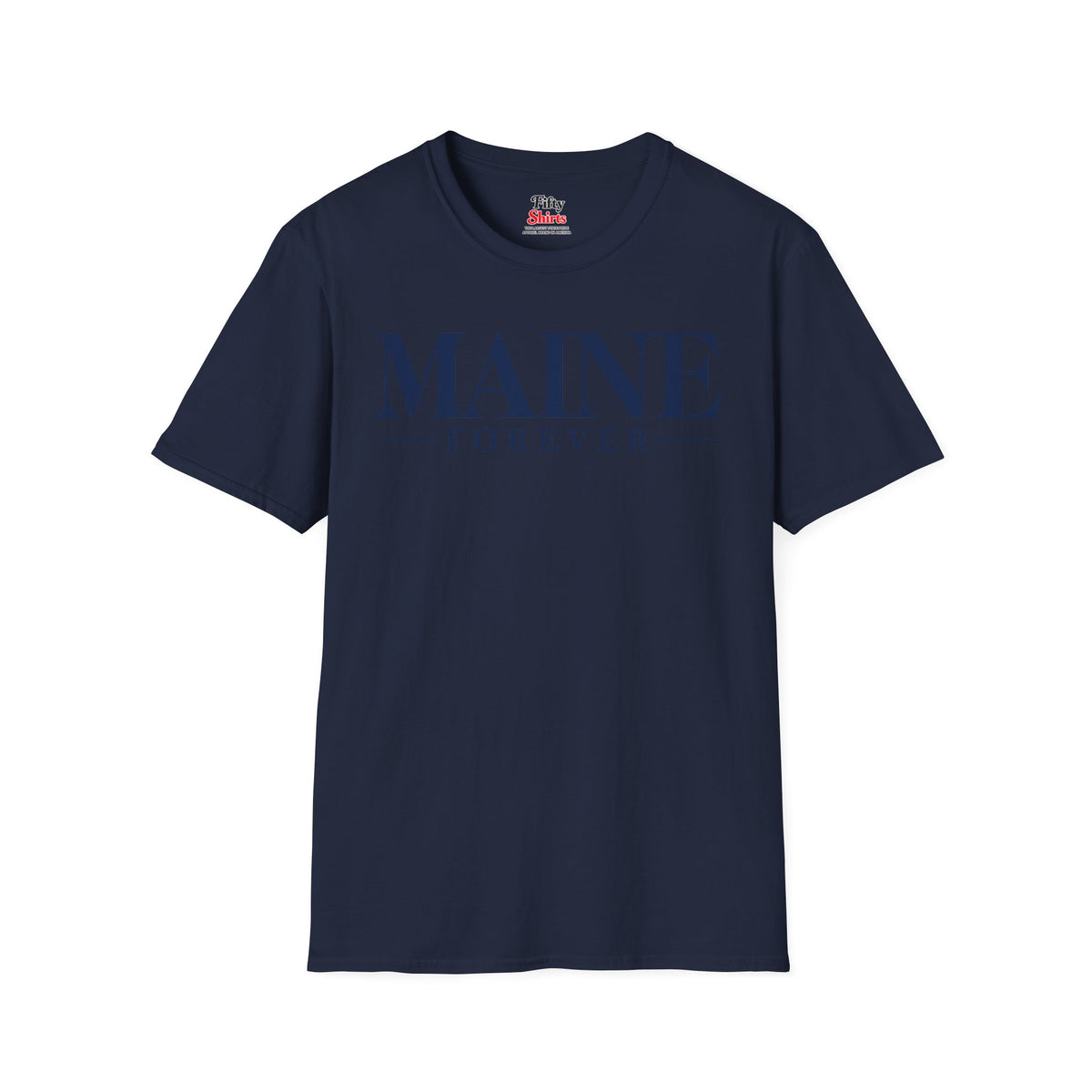 Maine Forever Unisex Softstyle T Shirt State Name Graphic Tee