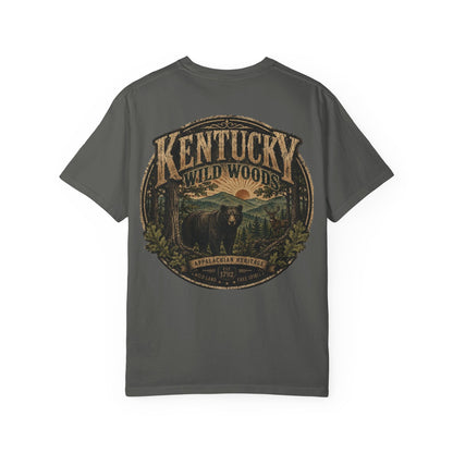 Kentucky Wild Woods Unisex Comfort Color 1717 Streetwear Graphic Tee