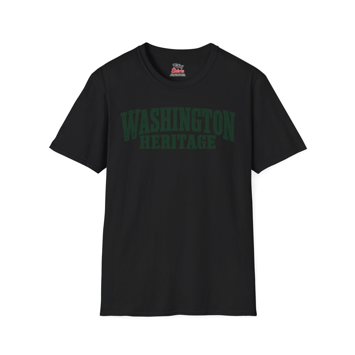 Washington Heritage Unisex Softstyle T Shirt State Name Graphic Tee