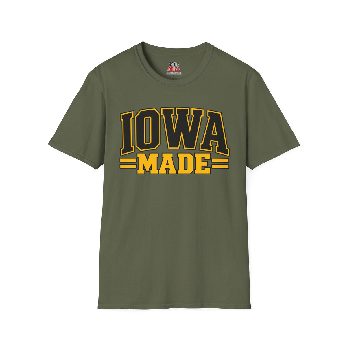 Iowa Made Unisex Softstyle T Shirt State Name Graphic Tee
