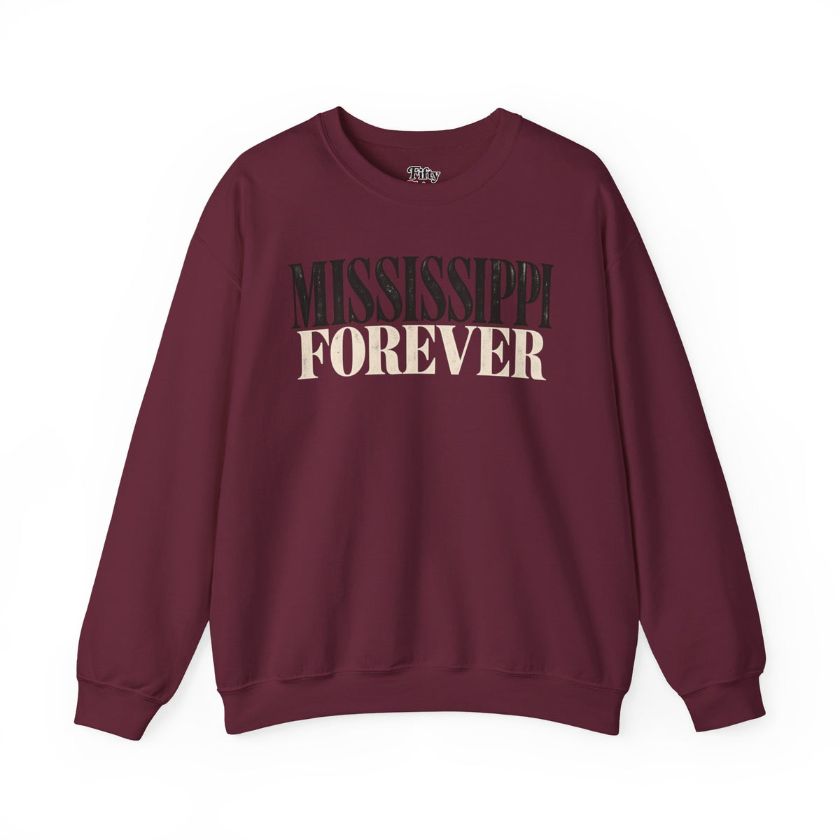Mississippi Forever Unisex Crewneck Sweatshirt State Name Graphic