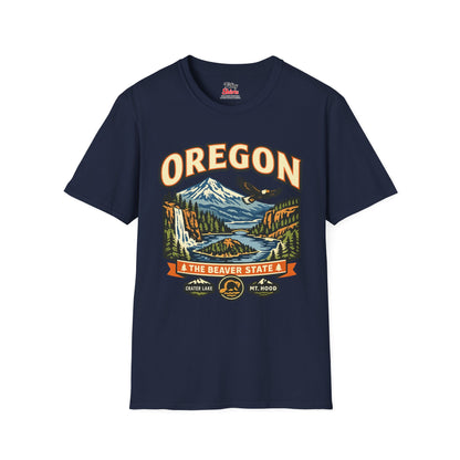 Oregon Beaver State Adventure Unisex Softstyle T Shirt State Pride Graphic Tee Collections FS03
