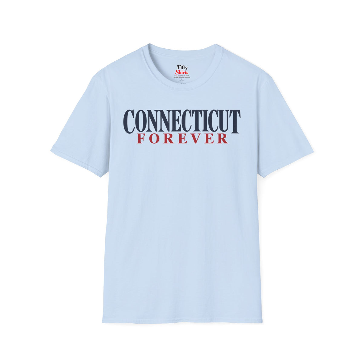 Connecticut Forever Unisex Softstyle T Shirt State Name Graphic Tee