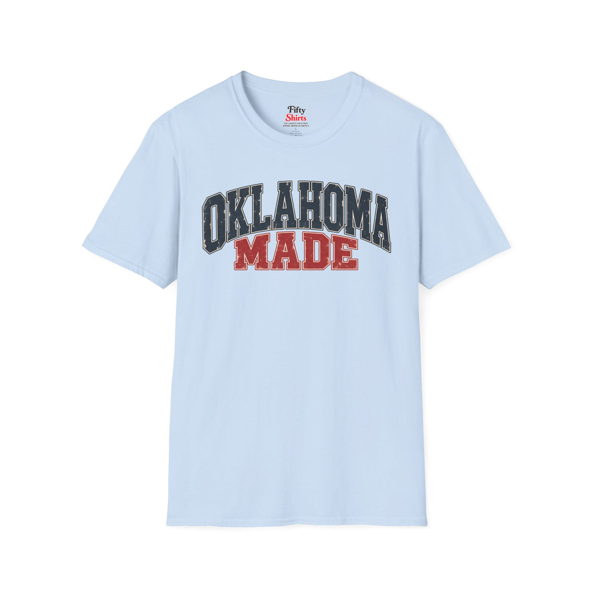 Oklahoma Made Unisex Softstyle T Shirt State Name Graphic Tee