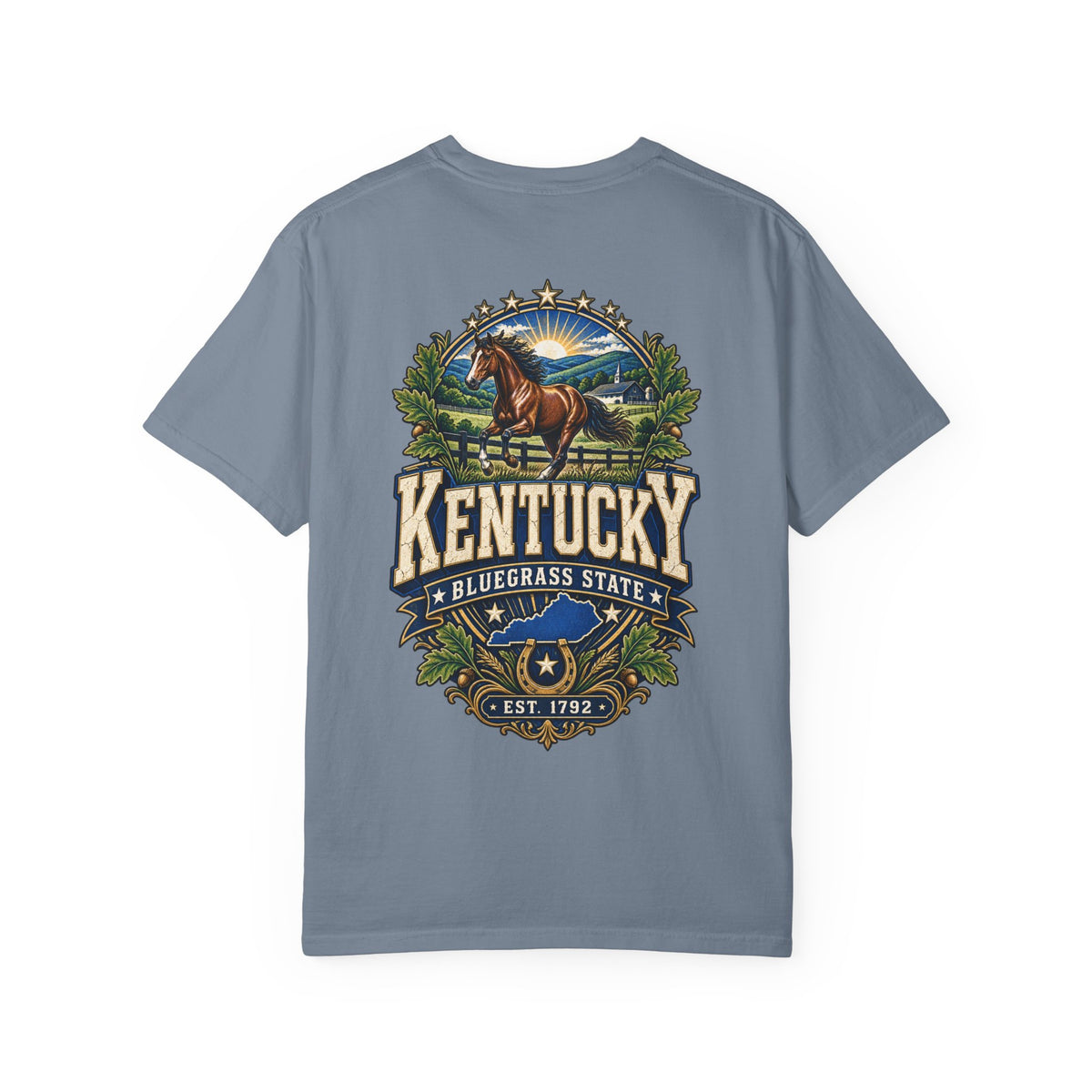 Kentucky Bluegrass Legacy Unisex Comfort Color 1717 Streetwear Graphic Tee