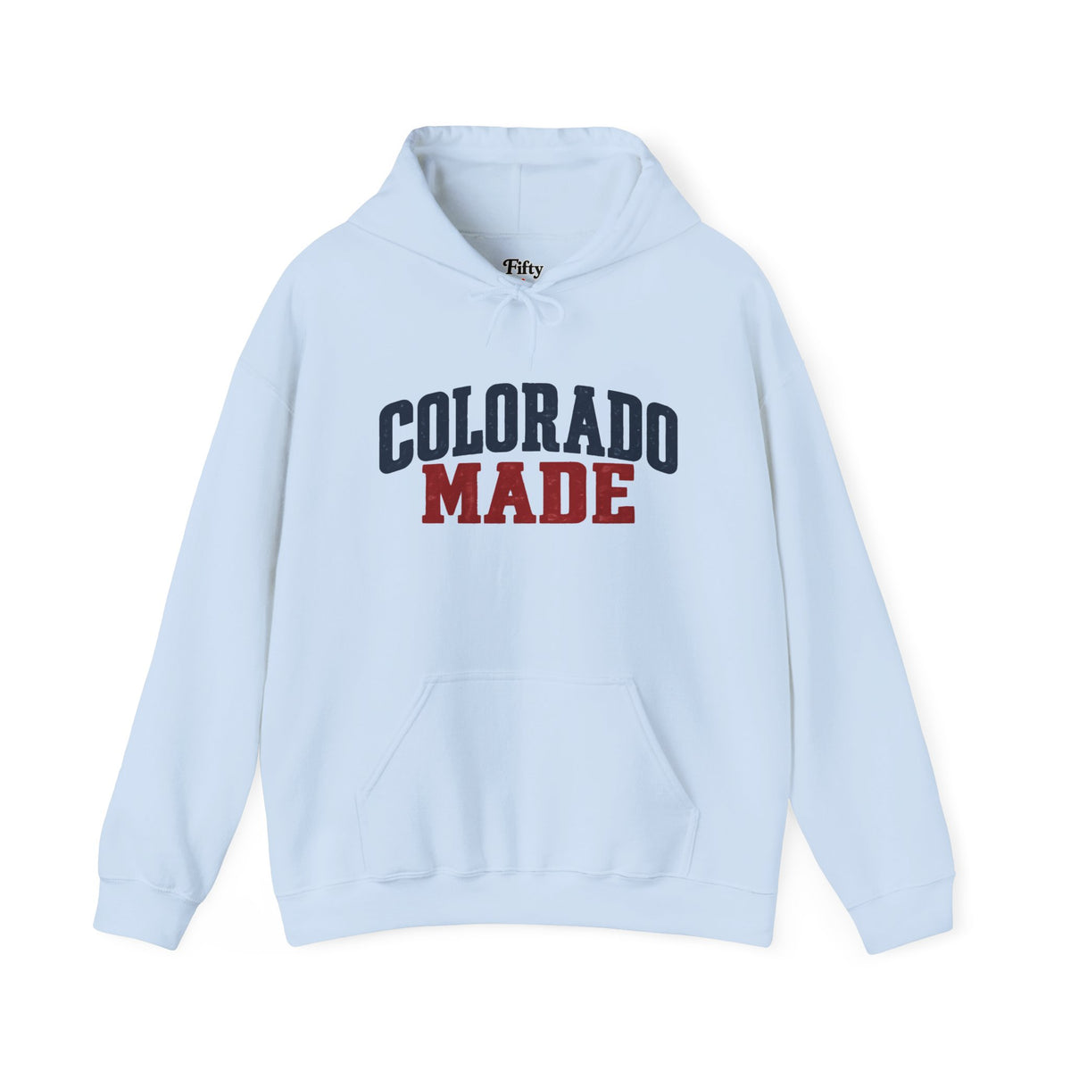 Colorado Made Unisex Hoodie State Name Graphic