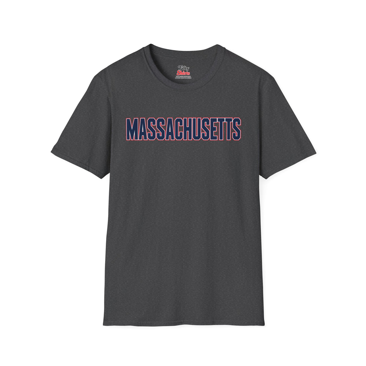 Massachusetts Unisex Softstyle T Shirt State Name Graphic Tee