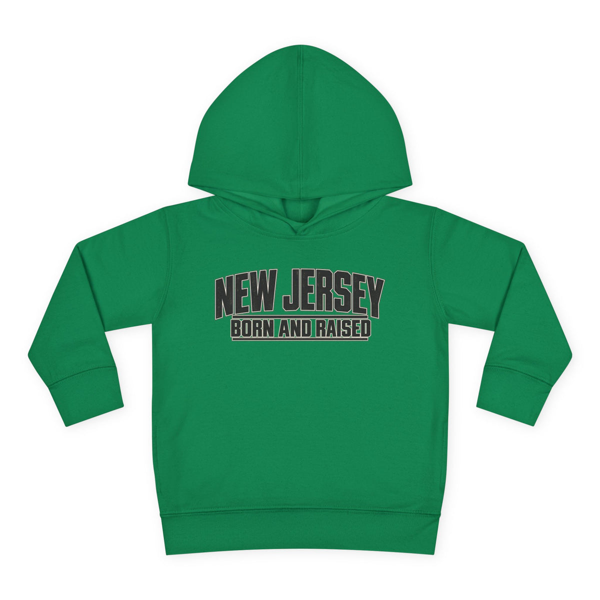 New Jersey Born and Raised Modern Streetwear Unisex Toddler Pullover Fleece Hoodie