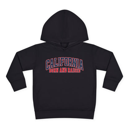 California Born and Raised Vintage Athletic Heritage Unisex Toddler Pullover Fleece Hoodie