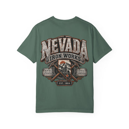 Nevada Iron Works Unisex Comfort Color 1717 Streetwear Graphic Tee