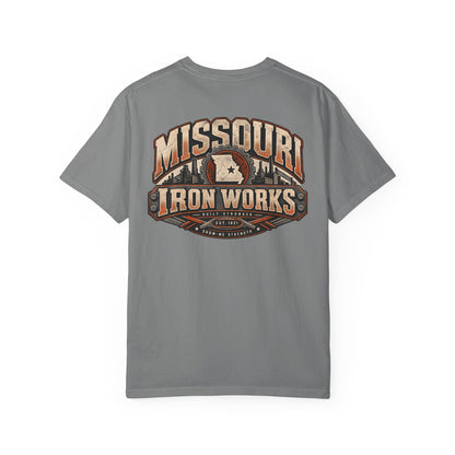 Missouri Iron Works Unisex Comfort Color 1717 Streetwear Graphic Tee