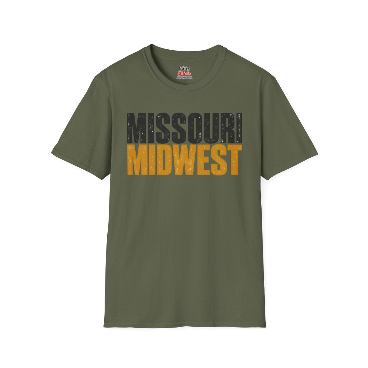 Missouri Midwest Unisex Softstyle T Shirt State Name Graphic Tee