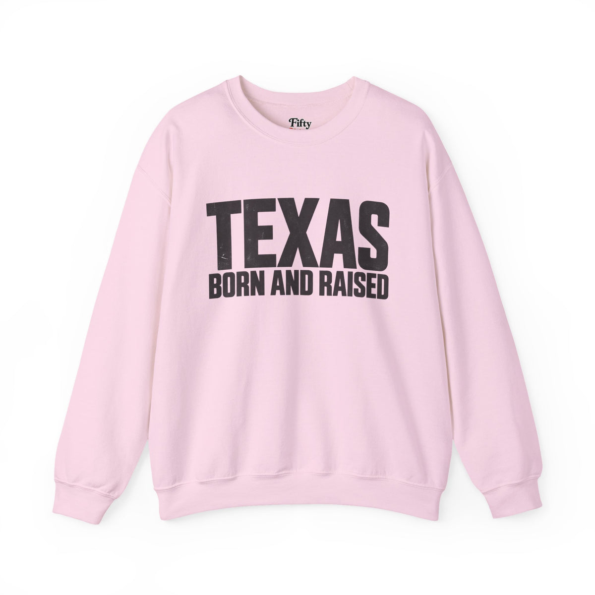 Texas Born and Raised Modern Minimal Unisex  Sweatshirt Graphic