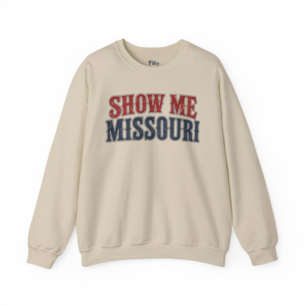 Show Me Missouri Unisex Crewneck Sweatshirt State Name Graphic