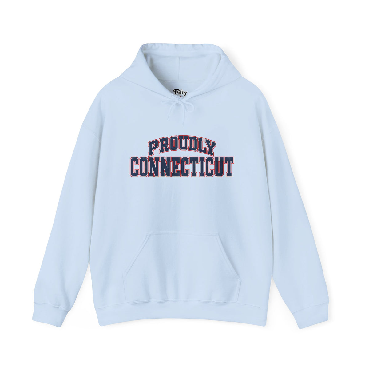 Proudly Connecticut Unisex Hoodie State Name Graphic