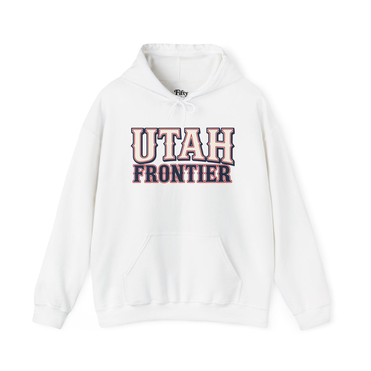 Utah Frontier Unisex Hoodie State Name Graphic