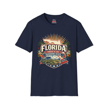 Florida State Pride Unisex Softstyle T Shirt State Pride Graphic Tee Collections FS03